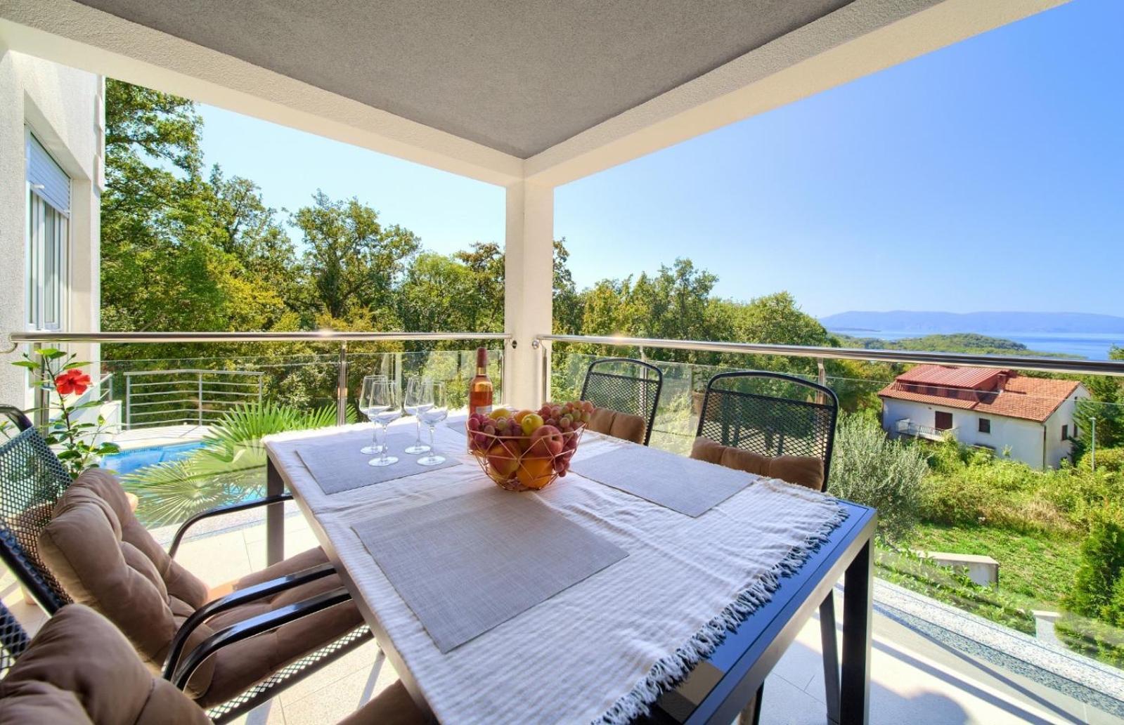 Apartment Sasso Bianco With The Private Pool Njivice Ngoại thất bức ảnh