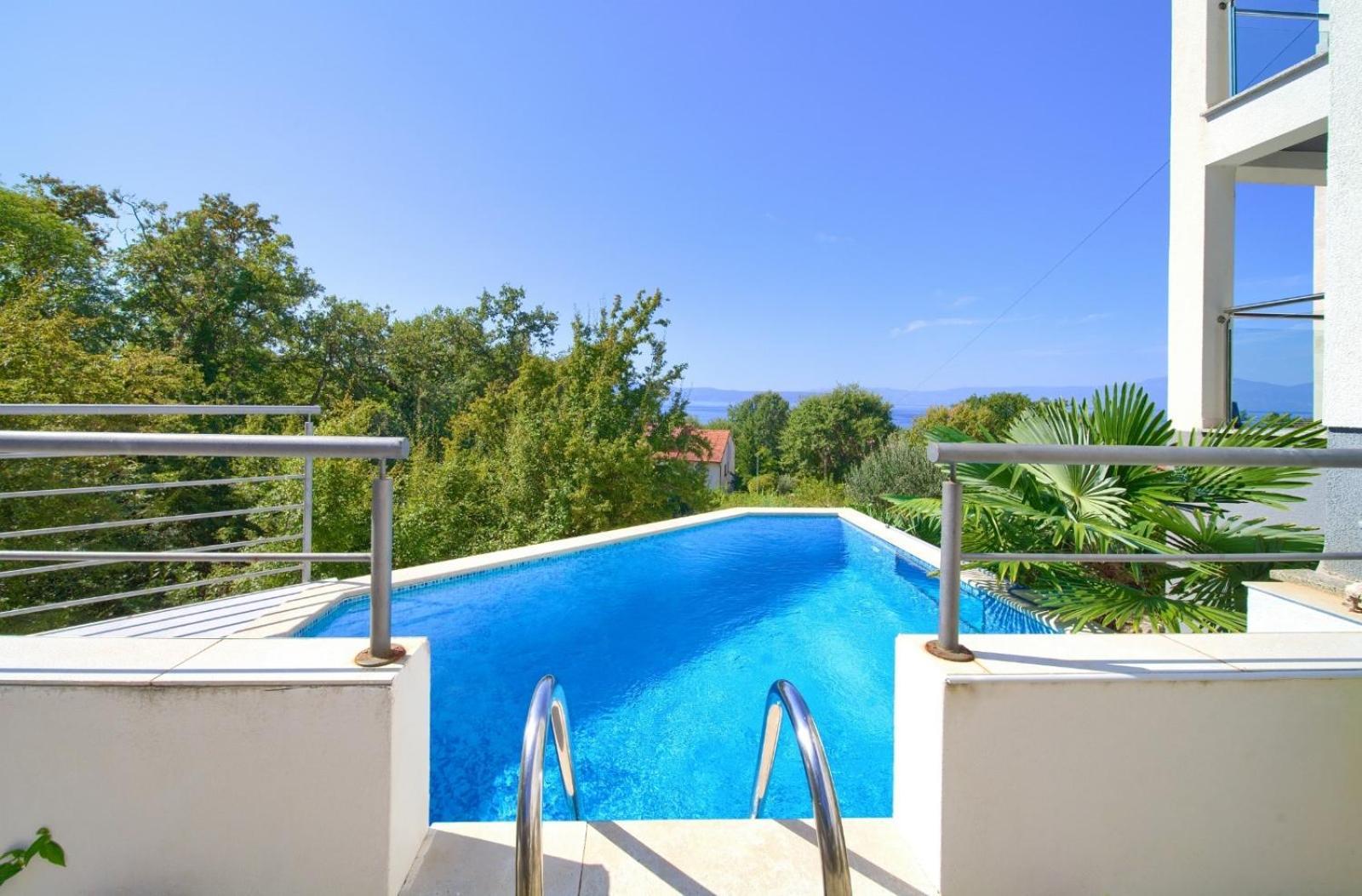 Apartment Sasso Bianco With The Private Pool Njivice Ngoại thất bức ảnh